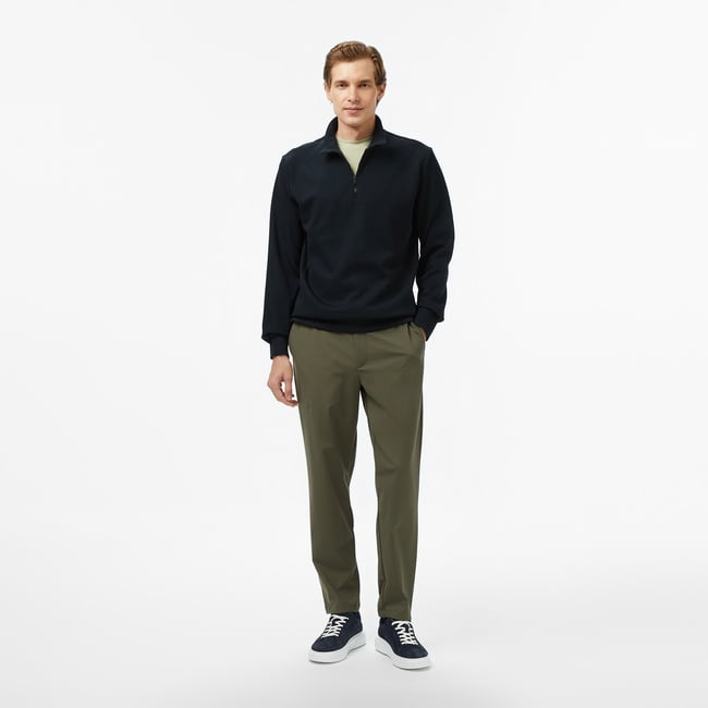  Nautica Erkek Siyah Classic Fit Sweatshirt