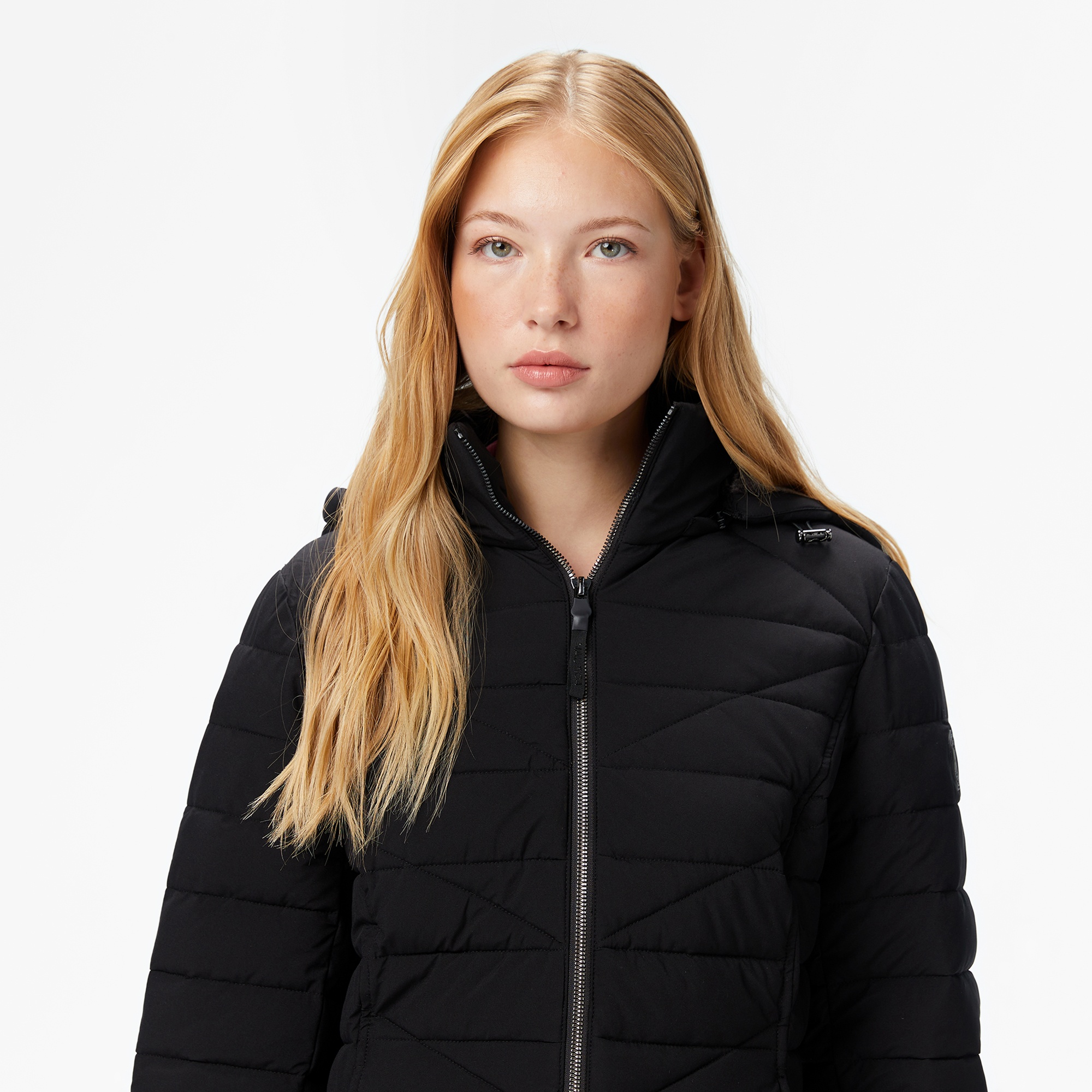 Nautica Kadın Siyah Regular Fit Mont