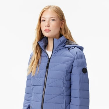  Nautica Kadın Mavi Regular Fit Mont