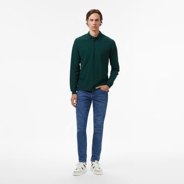  Nautica Erkek Yeşil Classic Fit Uzun Kollu Polo Yaka T-Shirt