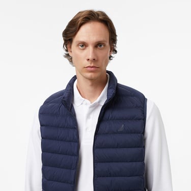  Nautica Erkek Lacivert Su İtici Özellikli Yelek