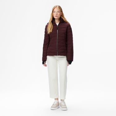  Nautica Kadın Bordo Regular Fit Mont