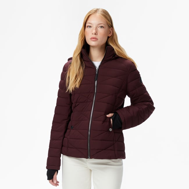  Nautica Kadın Bordo Regular Fit Mont