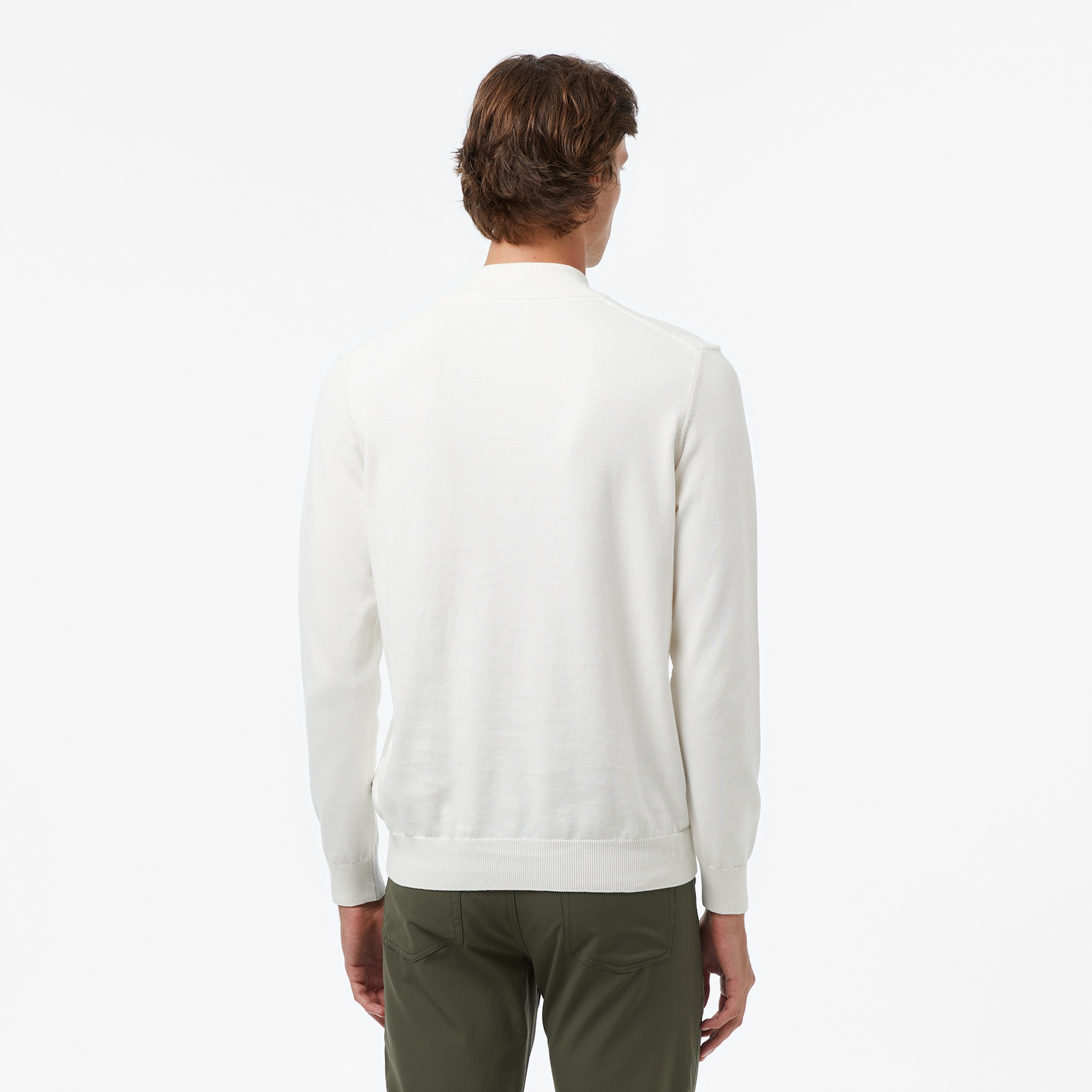 Nautica Erkek Krem Classic Fit Kazak