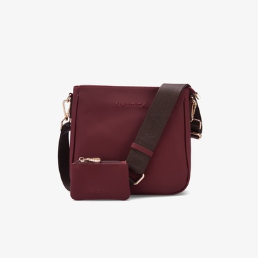  Nautica Kadın Bordo Omuz Çantası