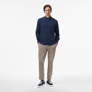  Nautica Erkek Lacivert Classic Fit Gömlek