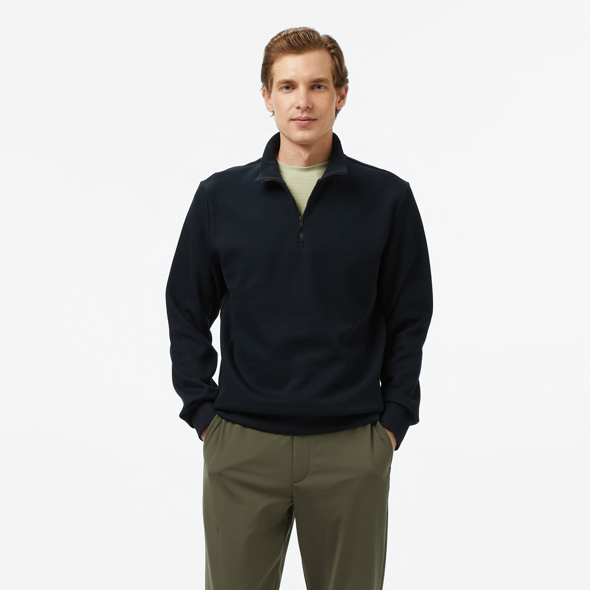 Nautica Erkek Siyah Classic Fit Sweatshirt