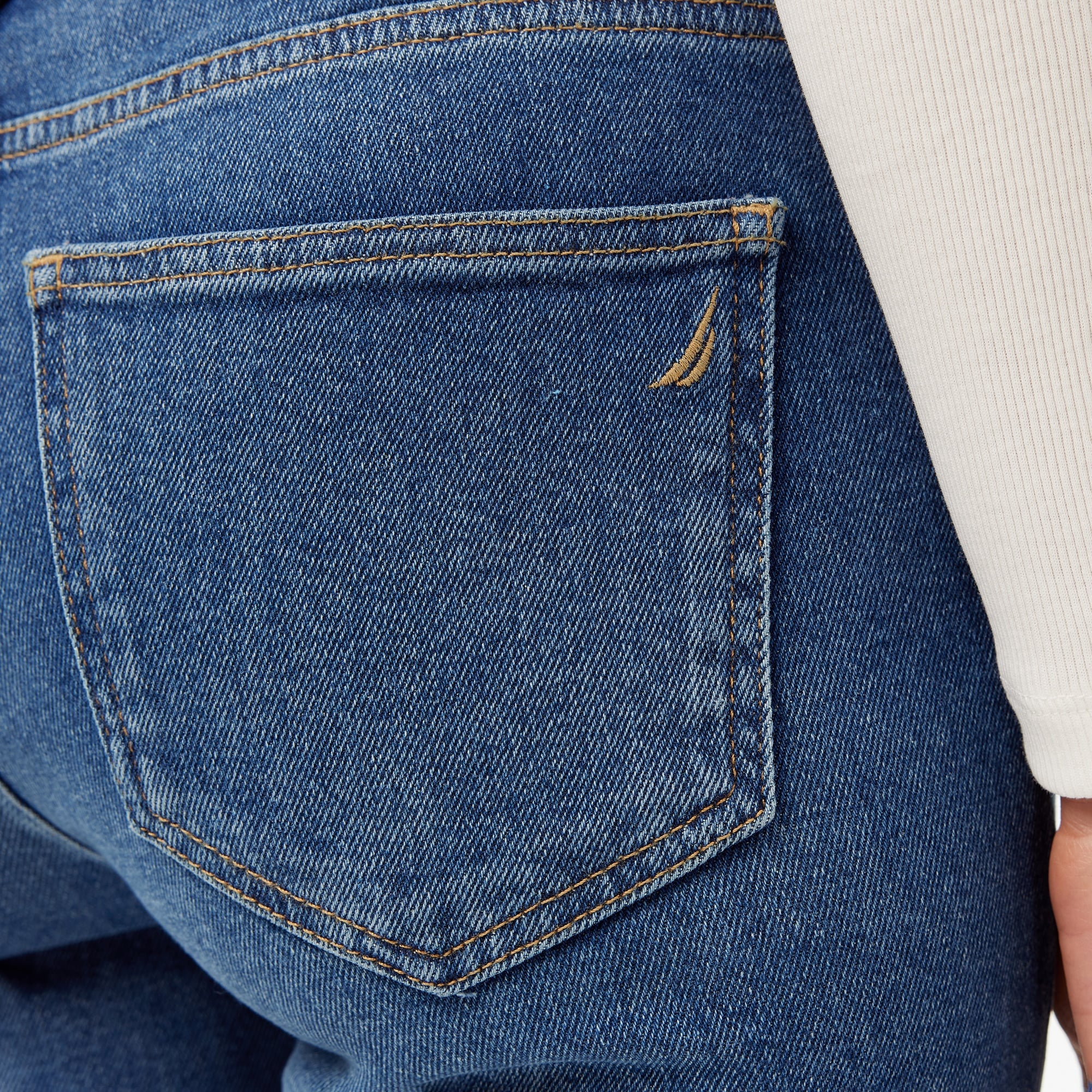 Nautica Kadın Mavi İspanyol Paça Pantolon