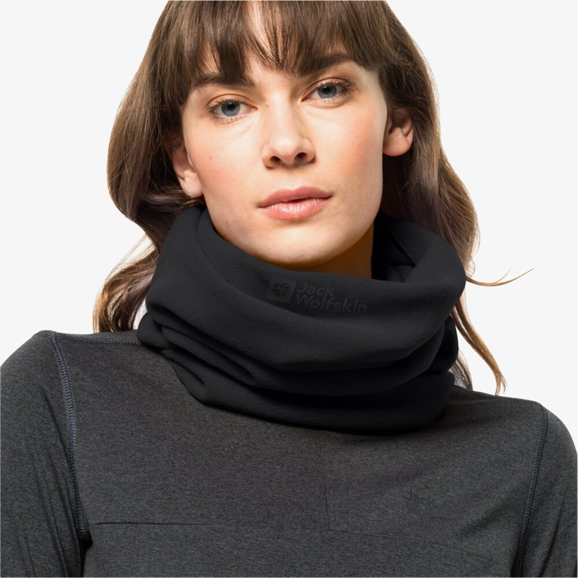 Jack Wolfskin Real Stuff Unisex Siyah Boyunluk