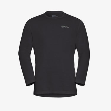  Jack Wolfskin Vonnan Erkek Siyah T-Shirt