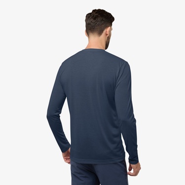  Jack Wolfskin Vonnan Erkek Lacivert T-Shirt