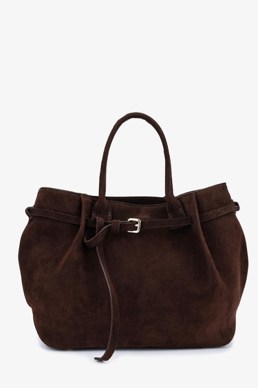  Valmenti Kadın Hakiki Deri Kahverengi Omuz Çanta