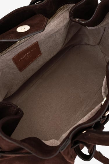  Valmenti Kadın Hakiki Deri Kahverengi Omuz Çanta