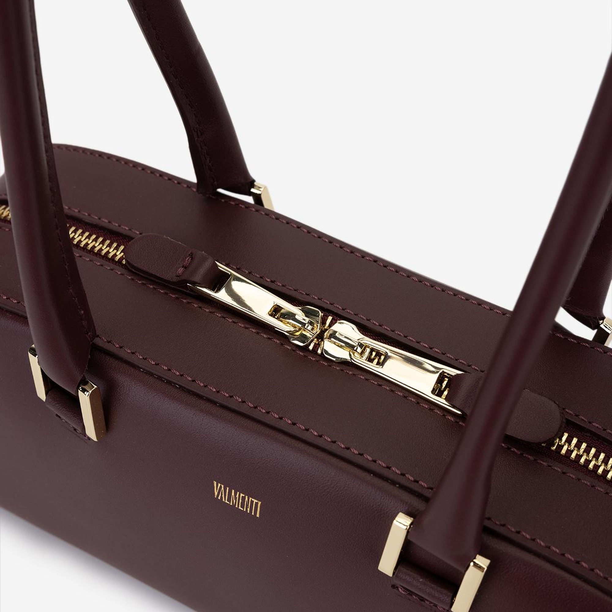 Valmenti Kadın Hakiki Deri Bordo Omuz Çanta