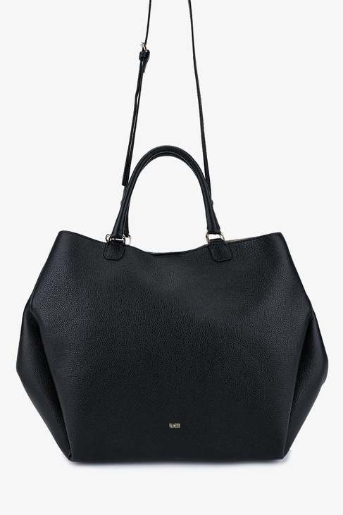  Valmenti Kadın Hakiki Deri Siyah Omuz Çanta