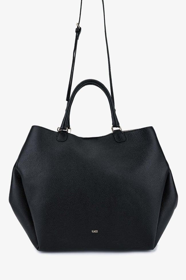  Valmenti Kadın Hakiki Deri Siyah Omuz Çanta