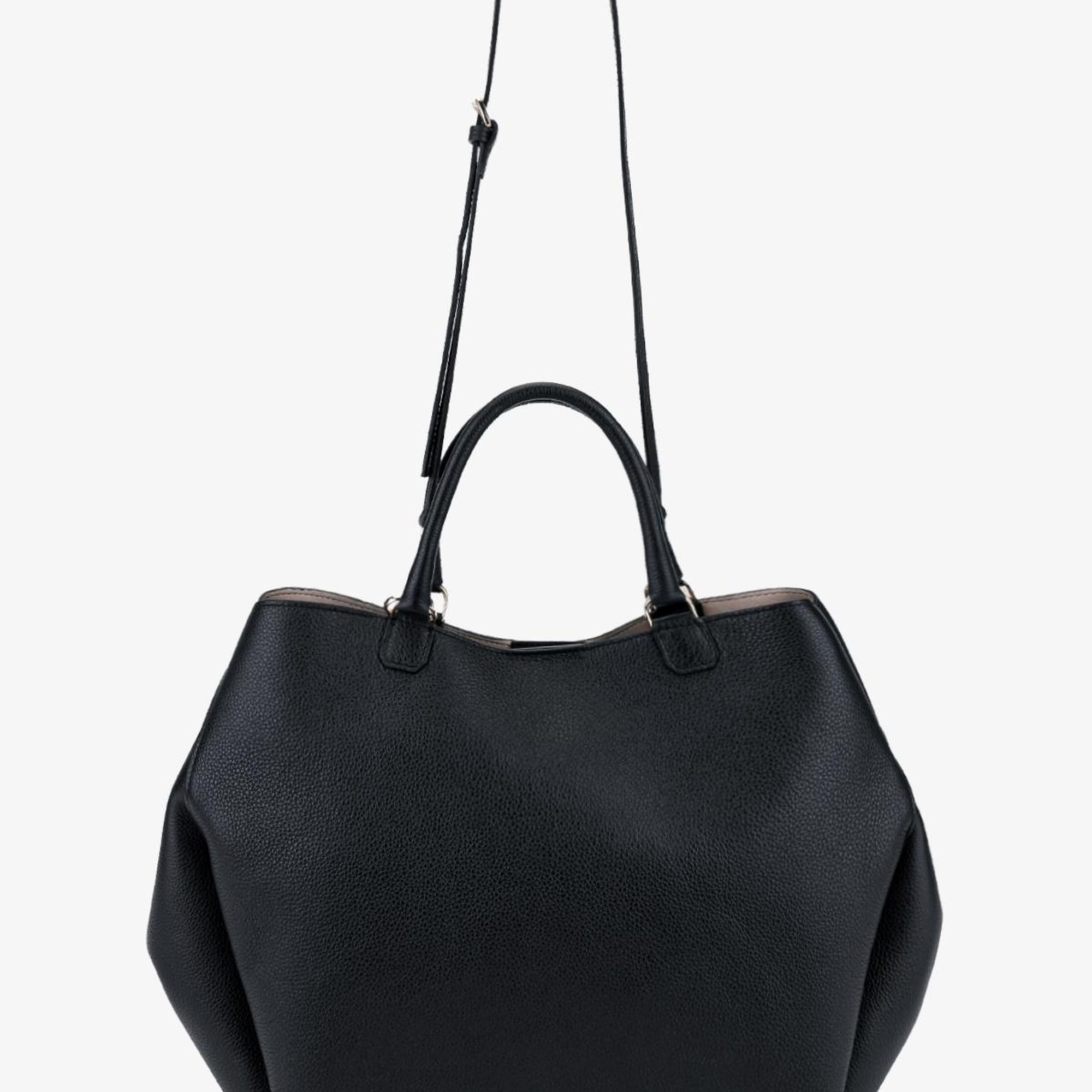 Valmenti Kadın Hakiki Deri Siyah Omuz Çanta