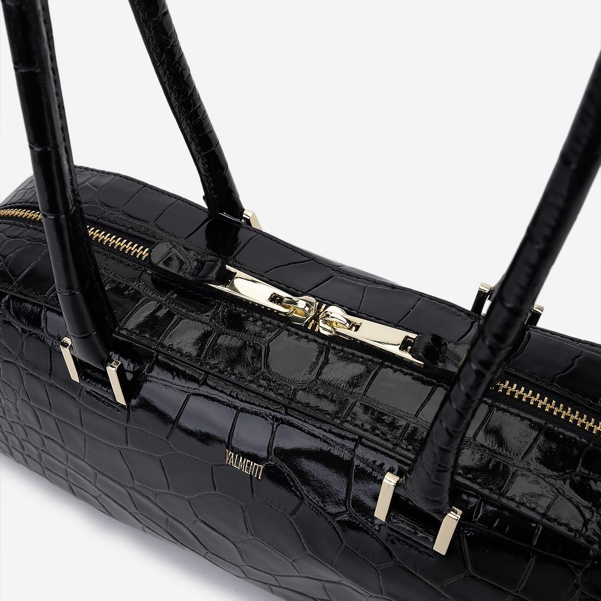 Valmenti Kadın Hakiki Deri Siyah Omuz Çanta