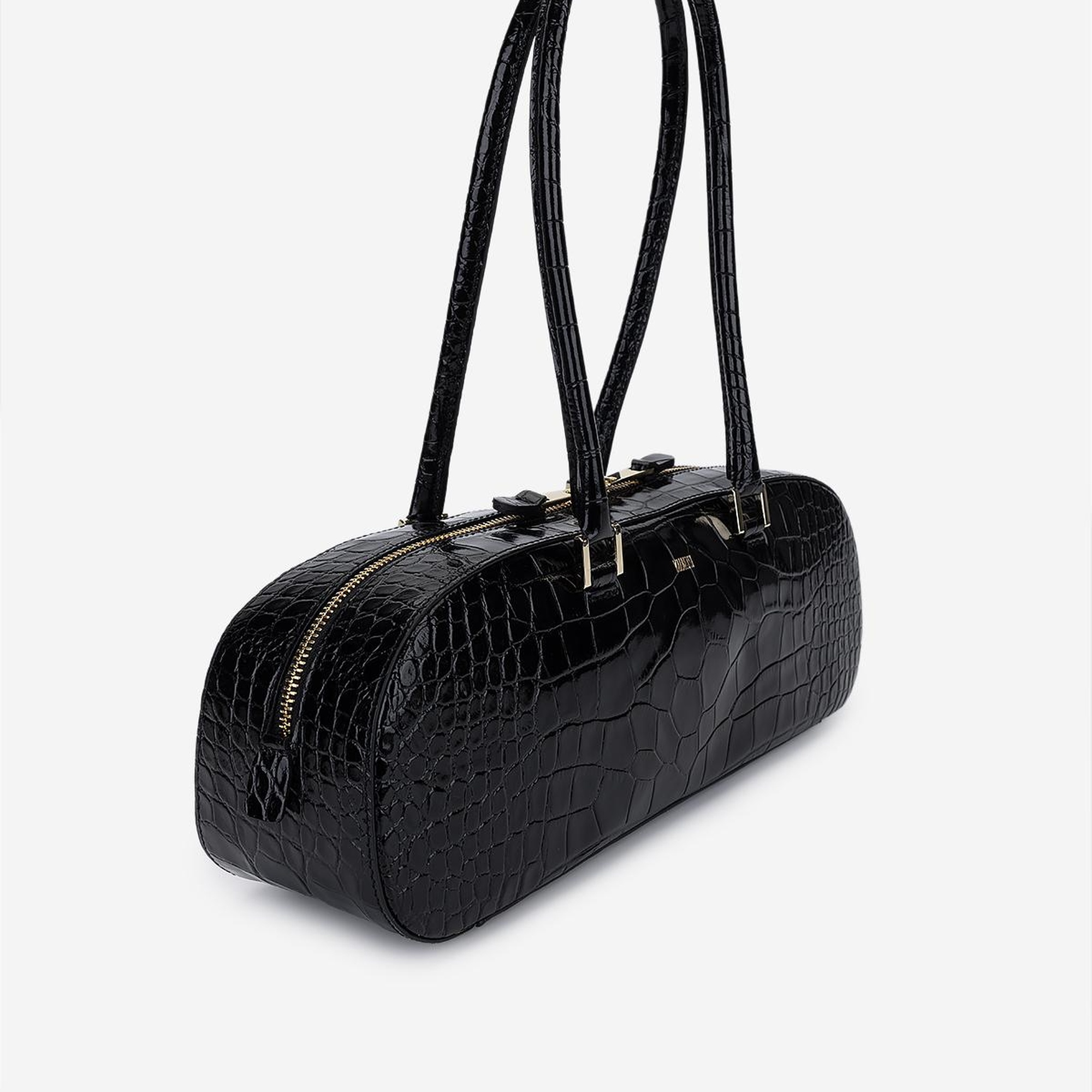 Valmenti Kadın Hakiki Deri Siyah Omuz Çanta