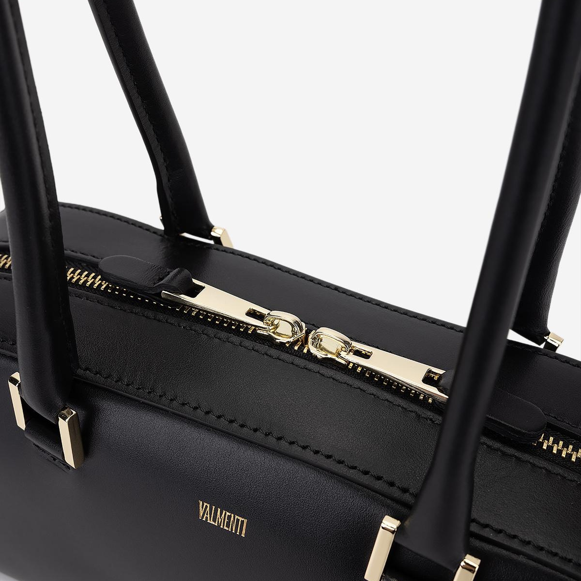 Valmenti Kadın Hakiki Deri Siyah Omuz Çanta