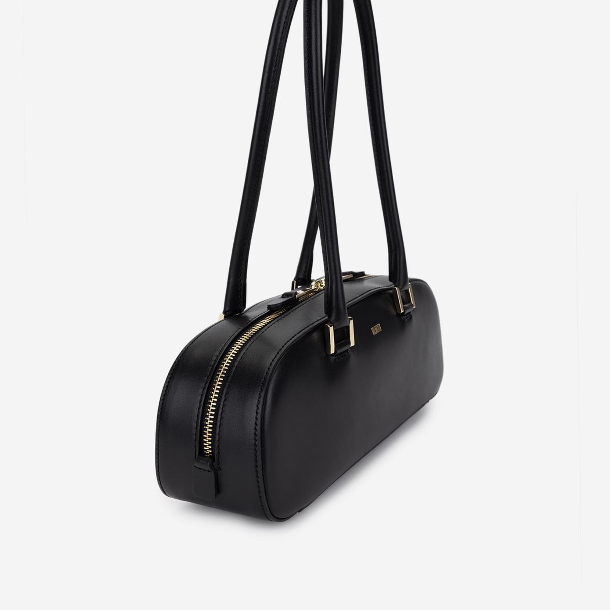 Valmenti Kadın Hakiki Deri Siyah Omuz Çanta