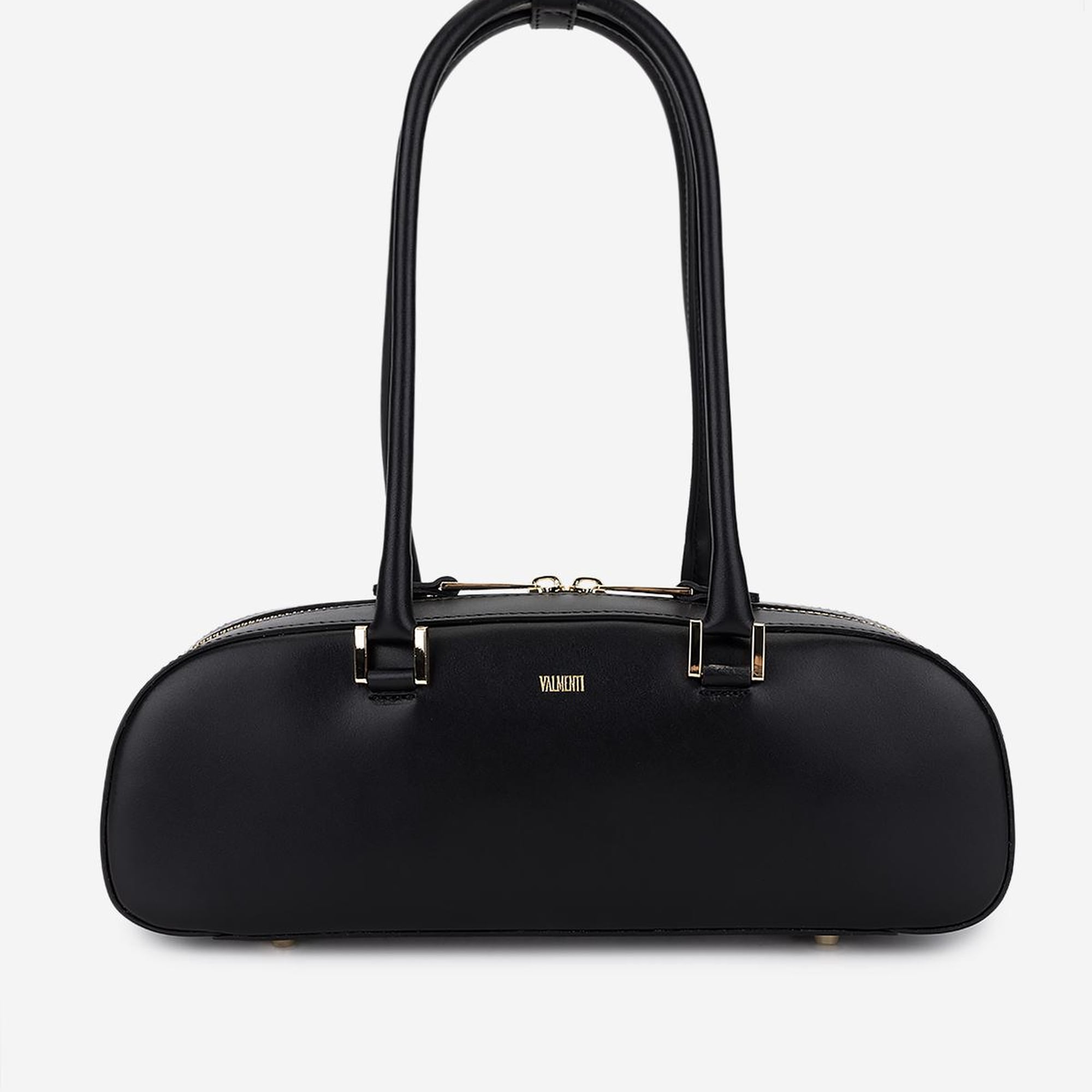 Valmenti Kadın Hakiki Deri Siyah Omuz Çanta