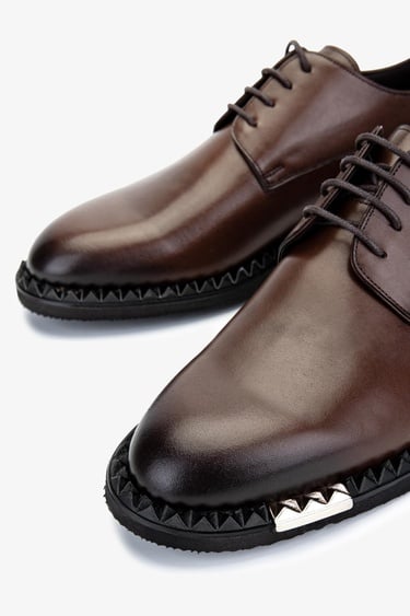  Valmenti Erkek Hakiki Deri Taba Klasik Ayakkabı