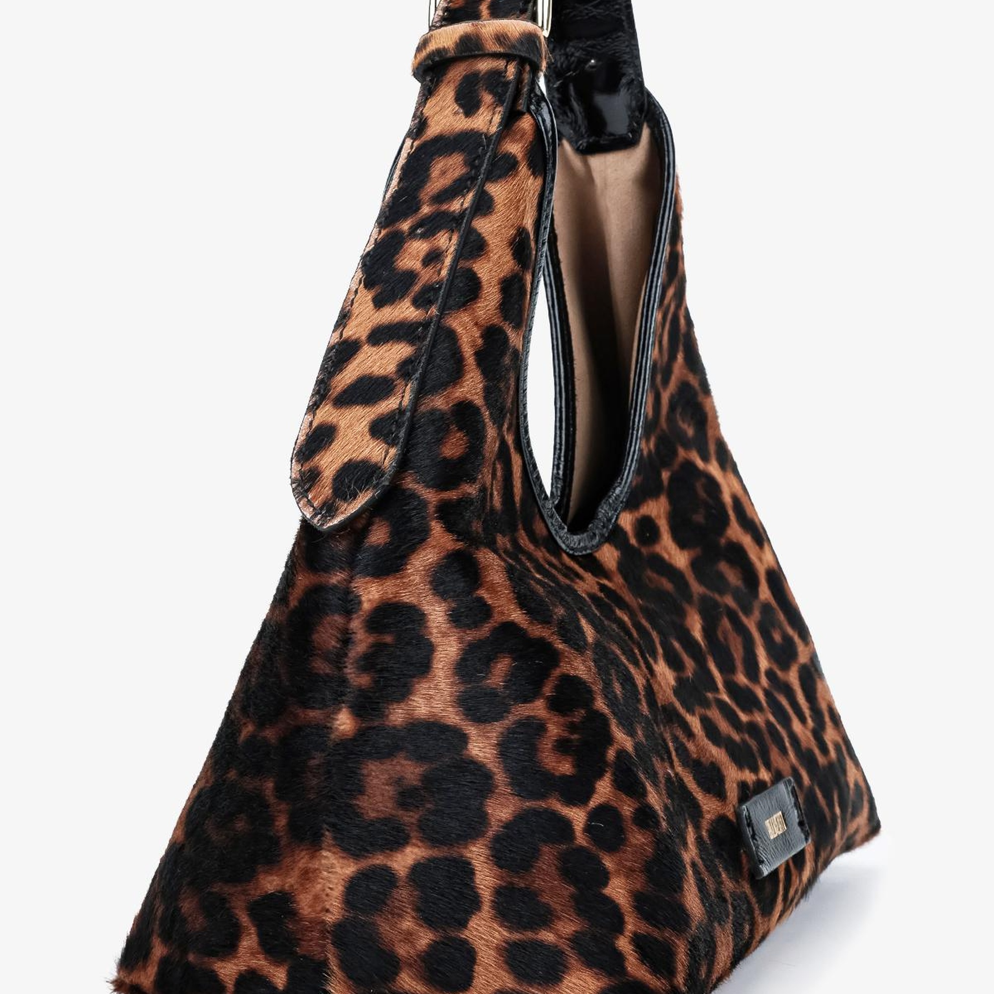 Valmenti Kadın Leopar Hakiki Deri Kol Çantası