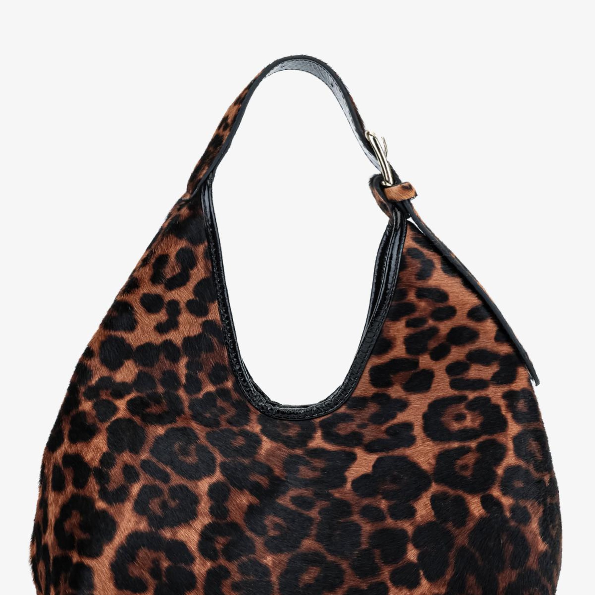 Valmenti Kadın Leopar Hakiki Deri Kol Çantası