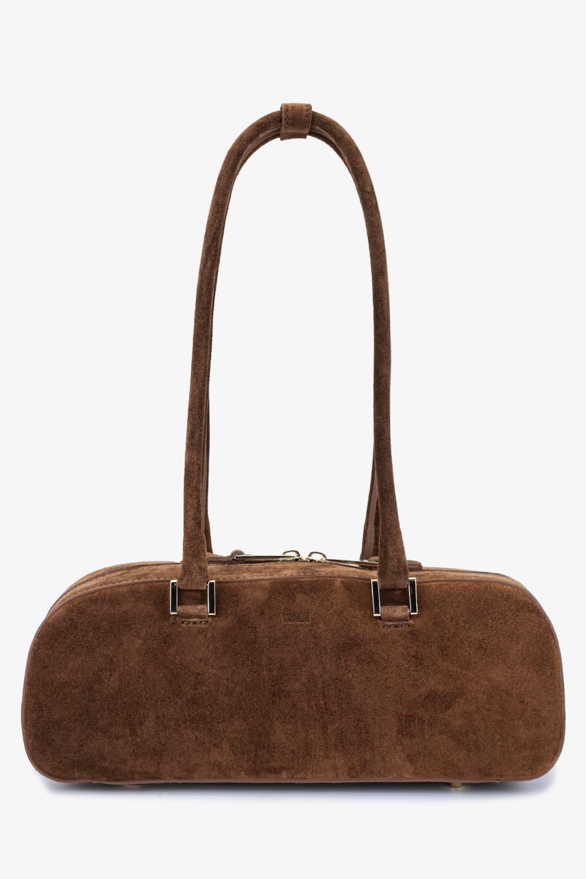  Valmenti Kadın Hakiki Deri Kahverengi Omuz Çanta