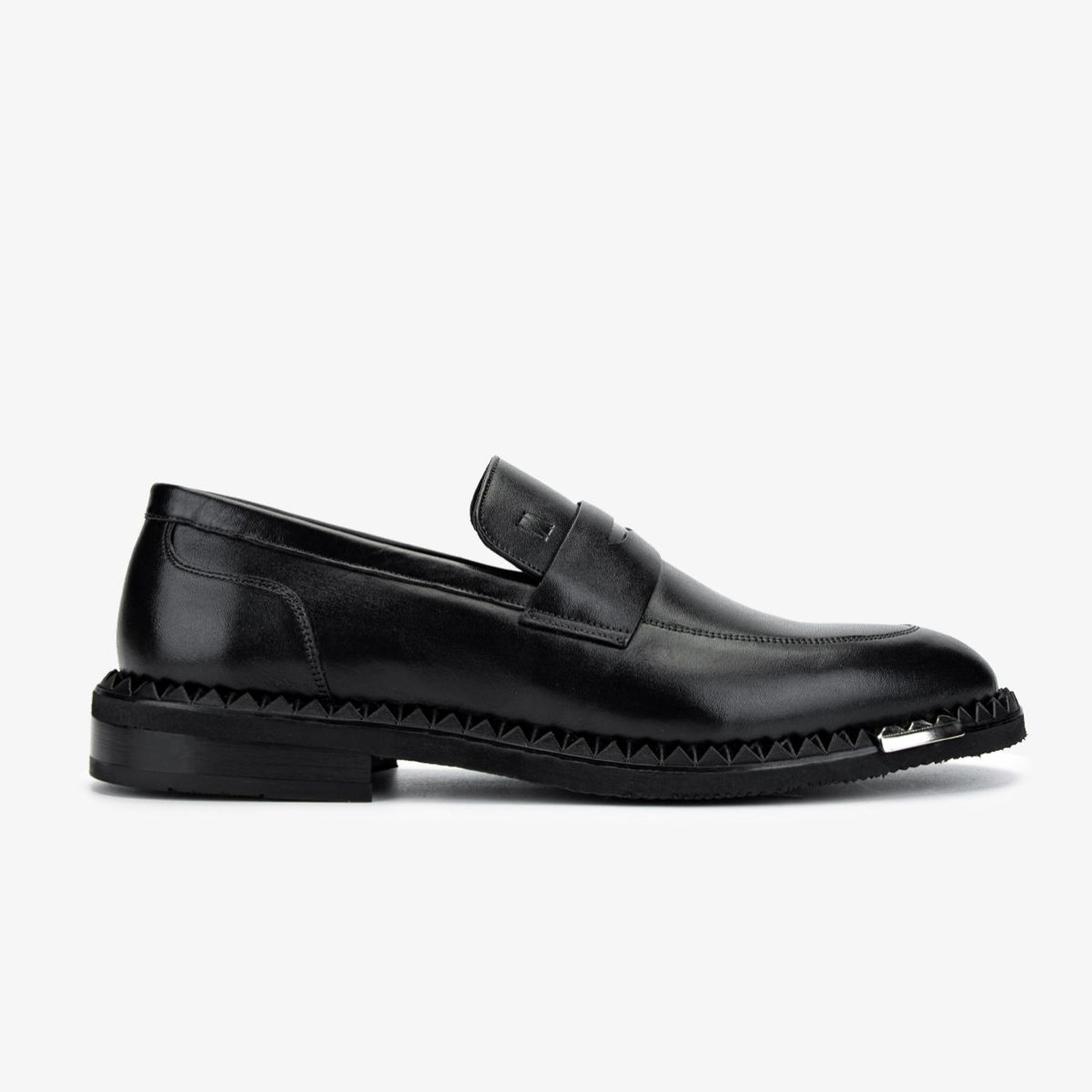 Valmenti Erkek Hakiki Deri Siyah Analin Klasik Ayakkabı