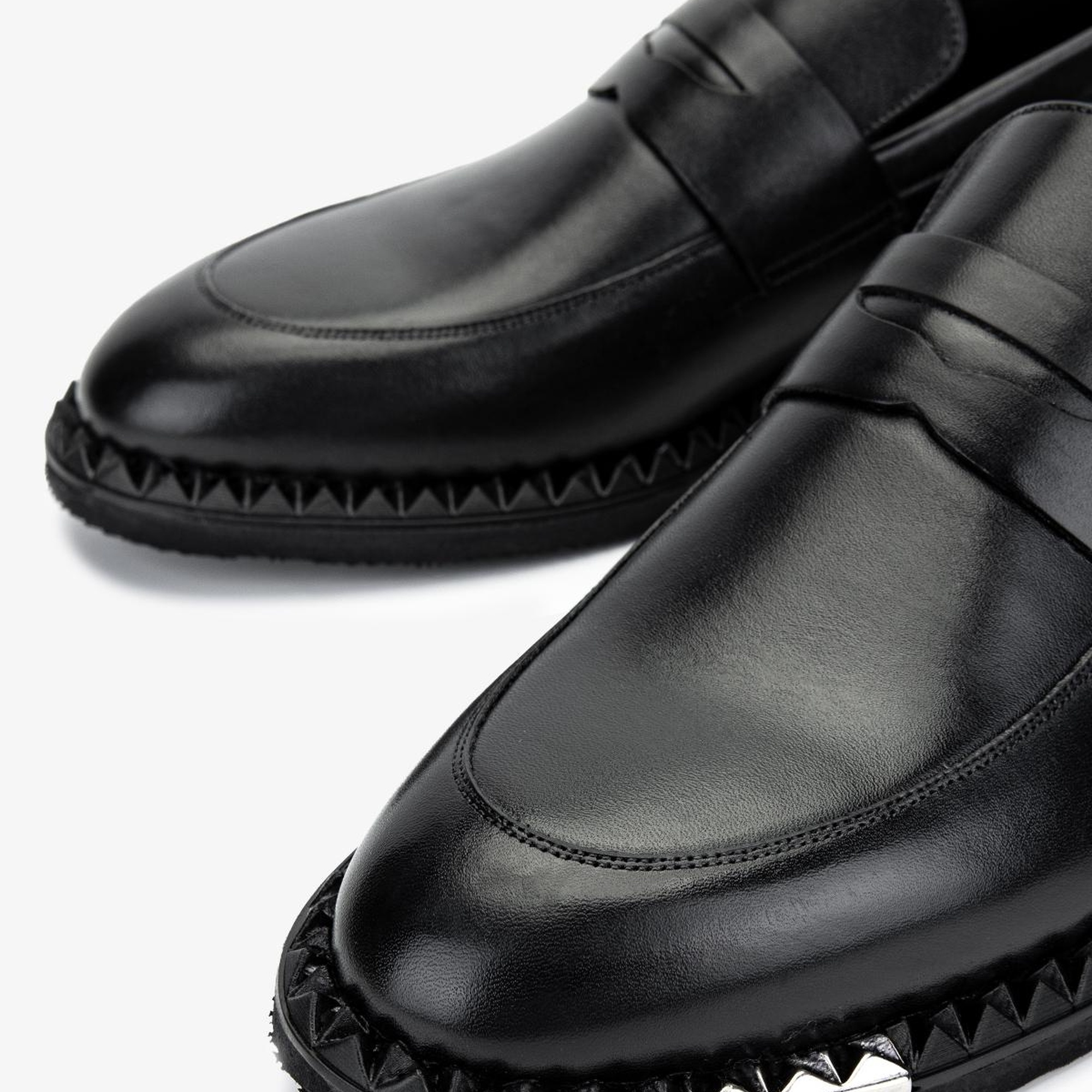 Valmenti Erkek Hakiki Deri Siyah Analin Klasik Ayakkabı