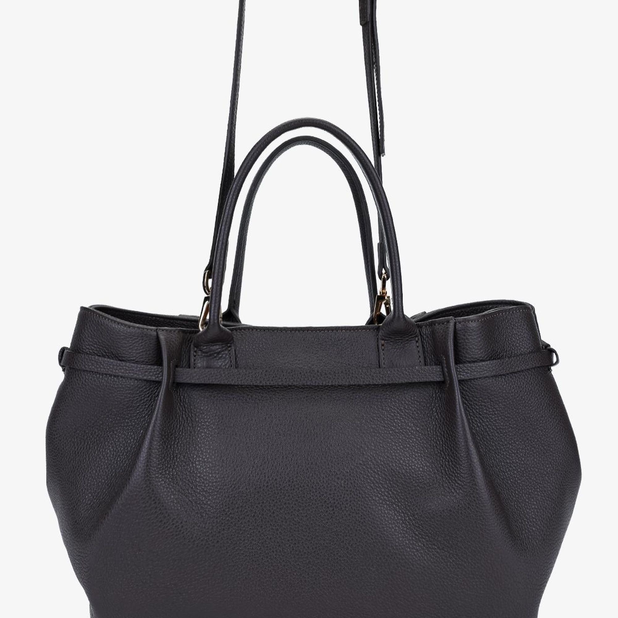 Valmenti Kadın Hakiki Deri Kahverengi Omuz Çanta