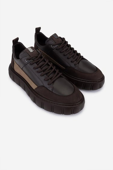  Valmenti Erkek Hakiki Deri Sneakers & Spor Ayakkabı