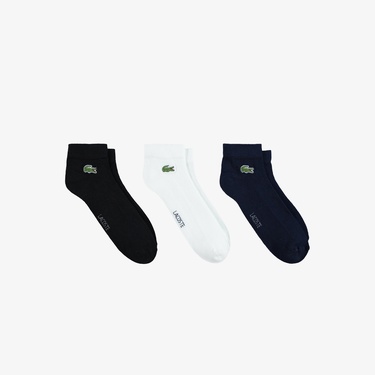  Lacoste Unisex 3'lü Renkli Çorap