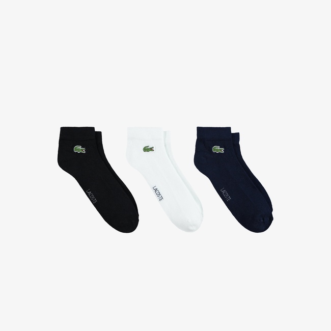  Lacoste Unisex 3'lü Renkli Çorap