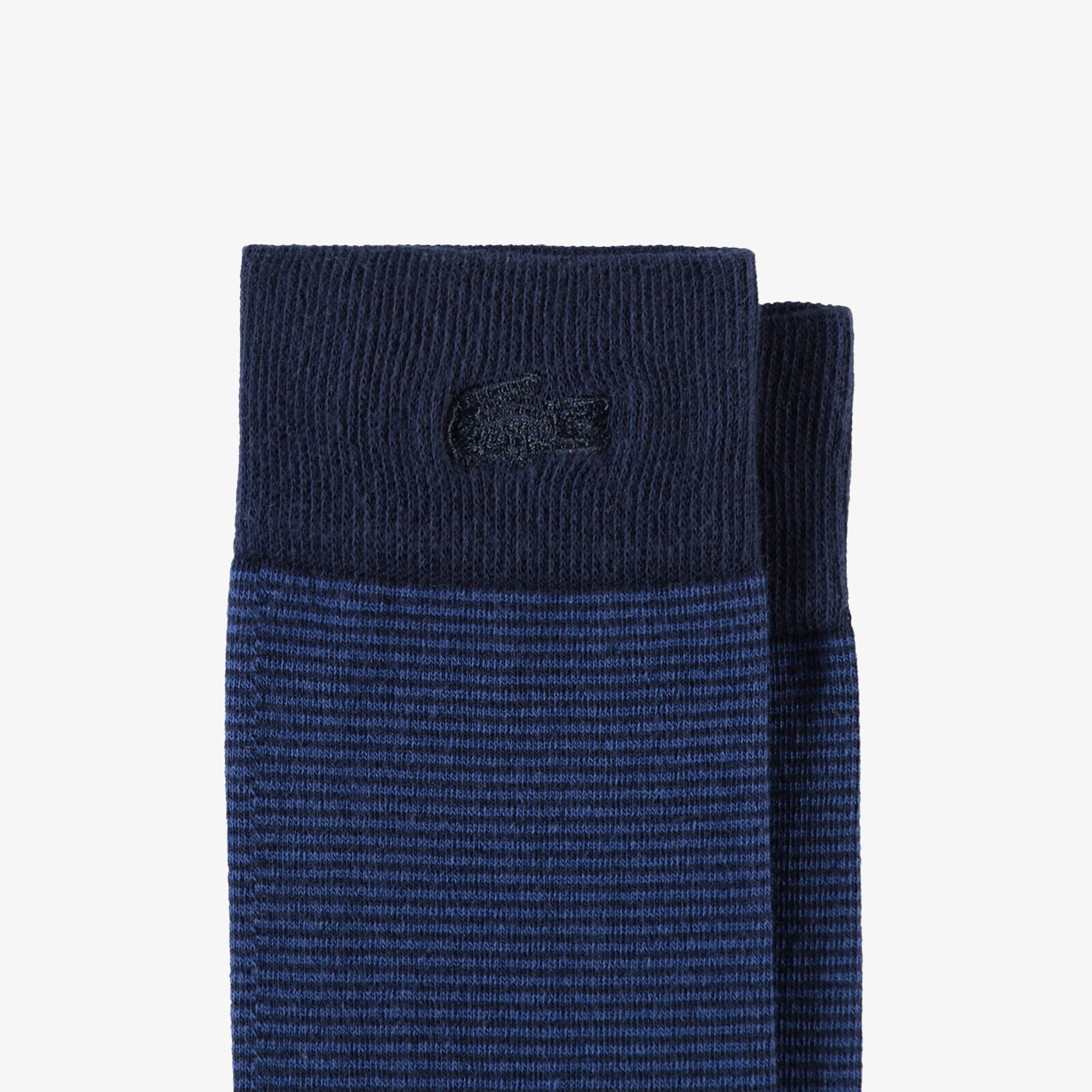 Lacoste Erkek Çizgili Lacivert Çorap