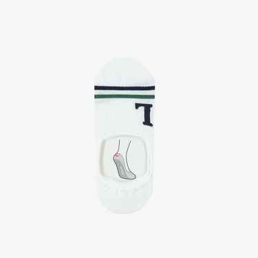  Lacoste Unisex Beyaz Babet Çorap