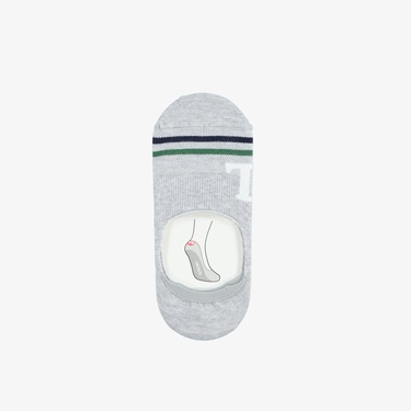  Lacoste Unisex Gri Babet Çorap
