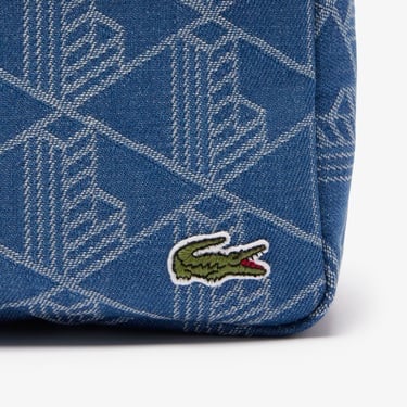  Lacoste Neocroc Unisex Monogram Mavi Seyahat Çantası
