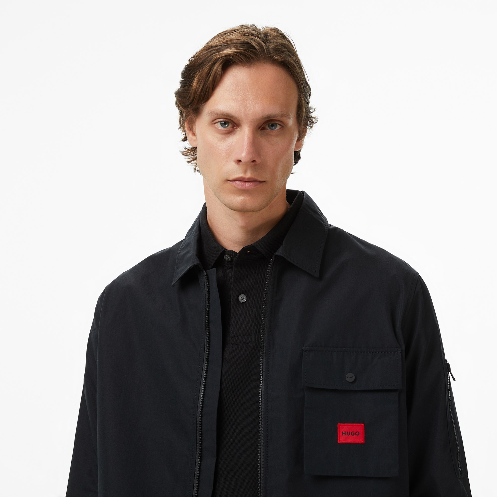 Hugo Emmond Erkek Siyah Gömlek