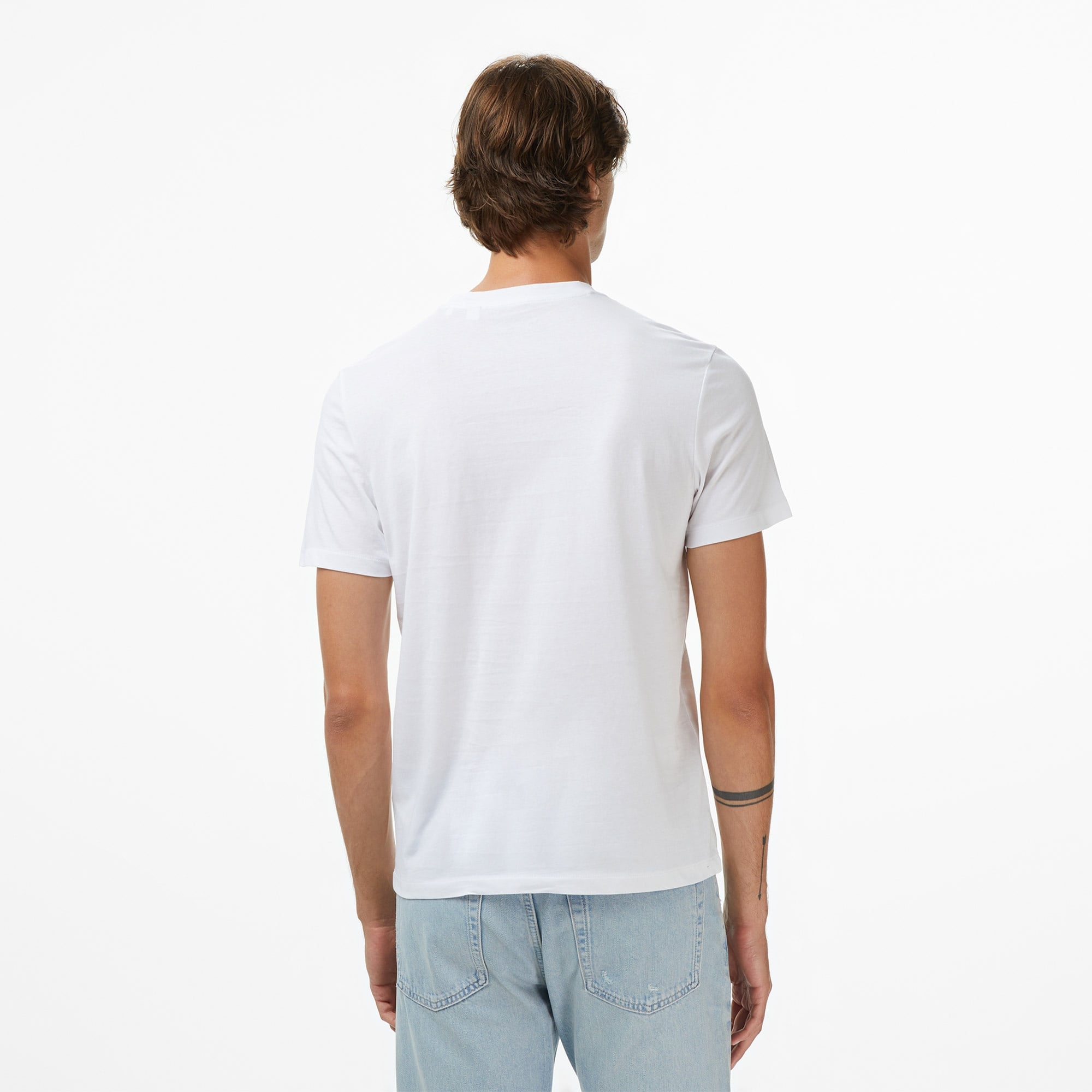 Guess 3'lü Erkek Beyaz T-Shirt