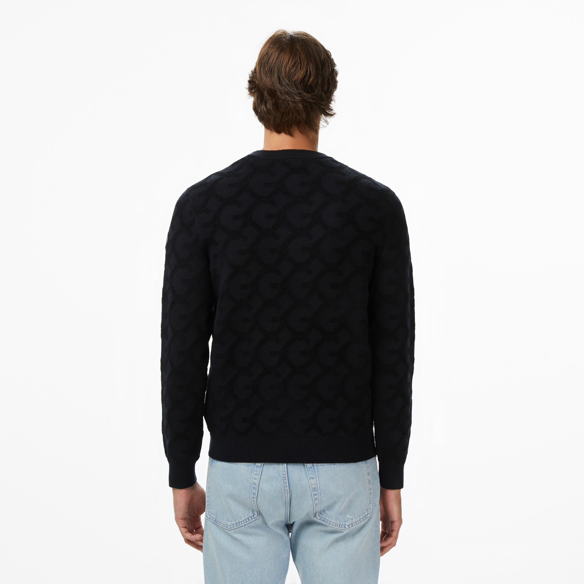 Guess John Erkek Siyah Triko