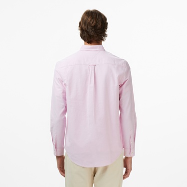  Tommy Jeans Regular Oxford Erkek Pembe Gömlek