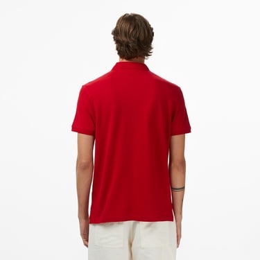  Tommy Hilfiger Contrast Collar Erkek Kırmızı Polo Yaka T-Shirt