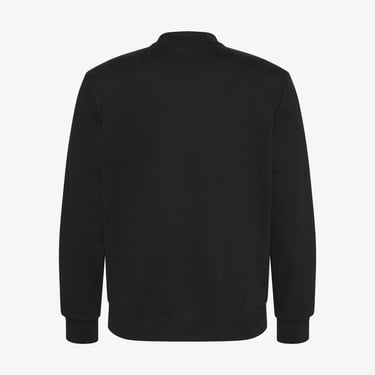 Calvin Klein Terry Bauhaus Logo Erkek Siyah Sweatshirt
