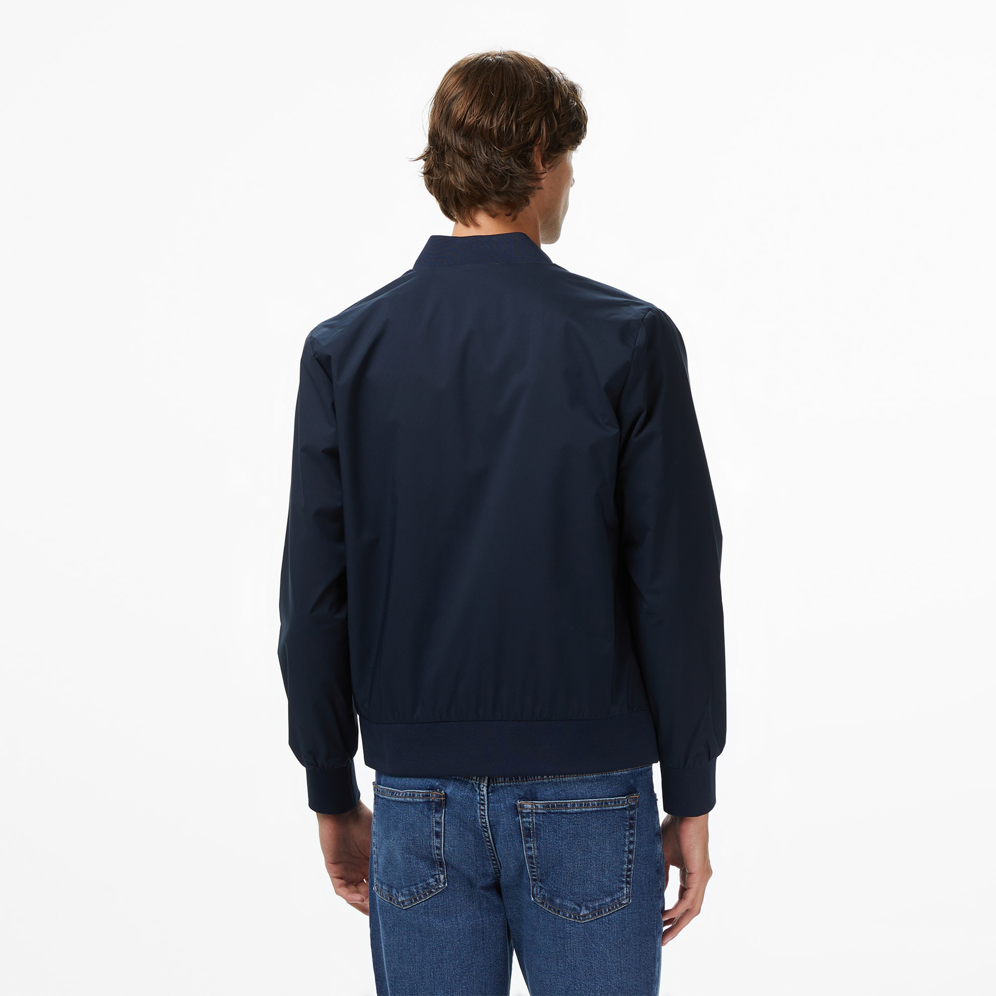 Calvin Klein Matte Bomber Erkek Lacivert Ceket