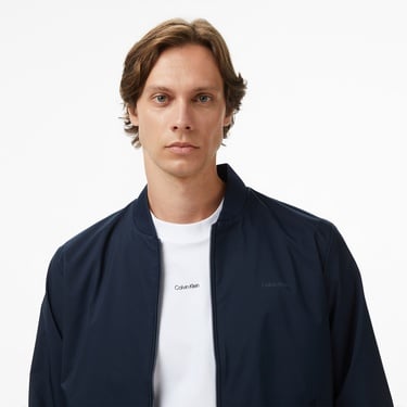 Calvin Klein Matte Bomber Erkek Mavi Ceket