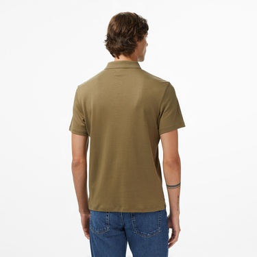  Calvin Klein Supima Chest Erkek Sarı Polo