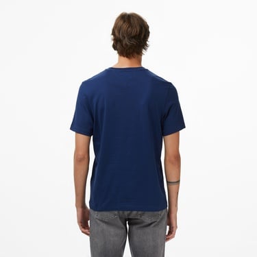  Tommy Hilfiger Flock Varsity Erkek Lacivert T-Shirt